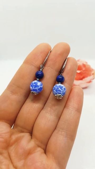 Серьги лазурит и гранат смотреть онлайн