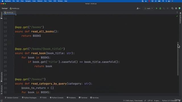 9. FastAPI Project Query Parameters смотреть онлайн