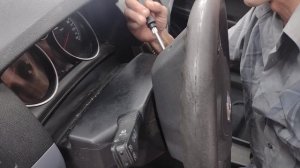 Снятие руля на Опель Астра h