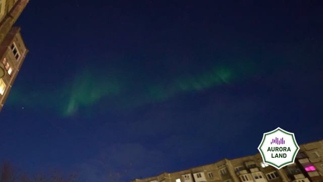 Северное Сияние в Мурманске 20 Апреля🎆 смотреть онлайн