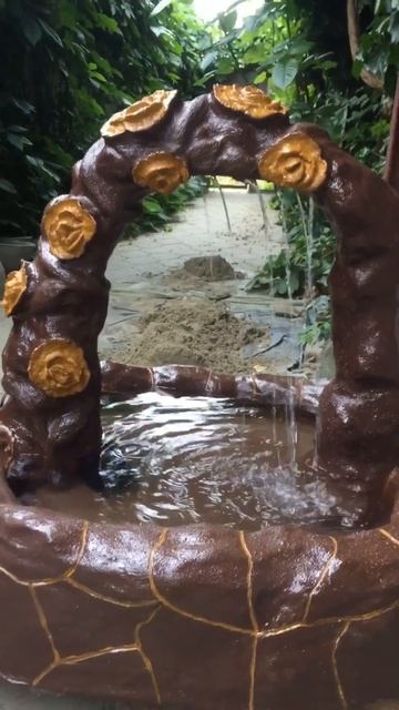 Фонтан-водоём декоративный из Арт-бетона🌹Красота св? смотреть онлайн