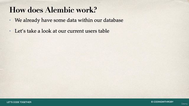 1. Alembic Data Migration Overview смотреть онлайн