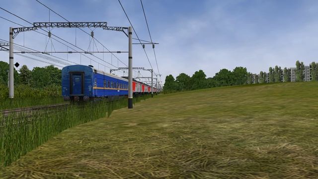 К Дню Победы. Тепловоз 3ТЭ28-0080 