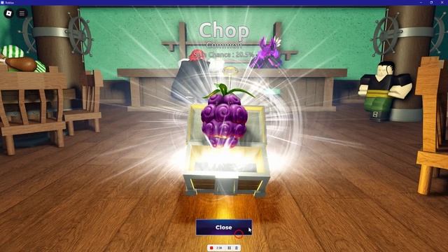 роллю фрукты в Fruit Battlegrounds