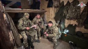 Поздравление военнослужащих 810-й обрмп группировки войск «Север» с Днем Победы от детей Курской обл