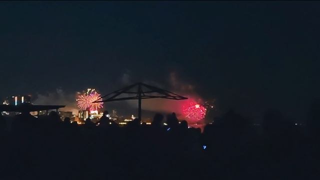 80 лет Великой Победе! Салют на Волге #vivox200pro #djiom6 #mcpro24fps #россия #zov #9Мая #ВОВ