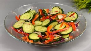 Знакомый ПОВАР научил готовить ПРАВИЛЬНО летний салат! Все просто и вкусно ОЧЕНЬ!