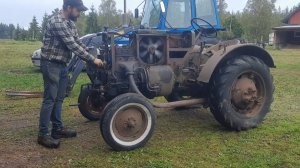 Нашли трактор с НЕФТЯНЫМ двигателем! Заведется ли?! #2