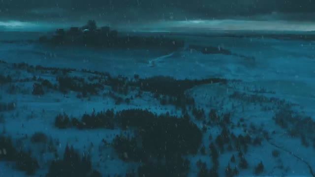Музыка и атмосфера Игры Престолов ❄️🌌 Снегопад в Винтерфелле на закате 🌅 [Музыка без рекламы] смотреть онлайн