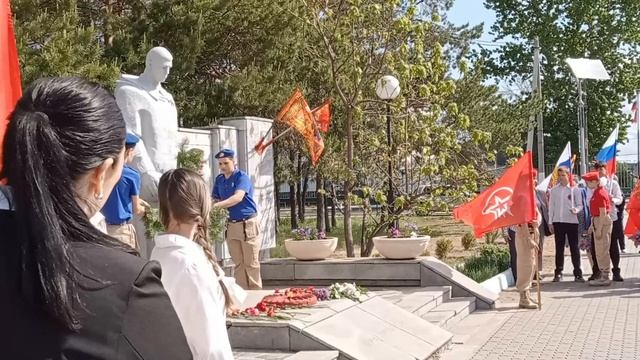 Участие в митинге, посвященном 80-ой годовщине Победы в Великой Отечественной войне смотреть онлайн