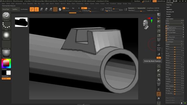 Как я Хайполю в ZBRUSH за пару минут. смотреть онлайн