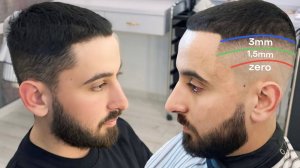 Дымчатый переход с нуля Стрижка «Цезарь»