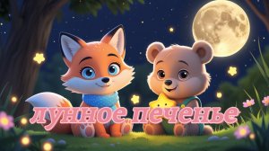 Луня и Медвежонок: Лунное печенье - добрая сказка для малышей!  🍪