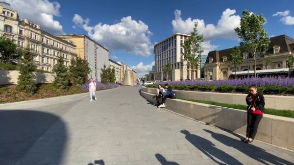 4K.Moscow Walk - Paveletskaya Square.