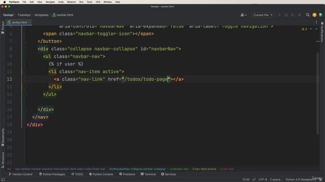 12. FastAPI Full Stack - Navigation Bar смотреть онлайн