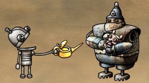 МАШИНАРИУМ #12. Робот ботаник и бугай. Игра Machinarium на канале Игрули TV