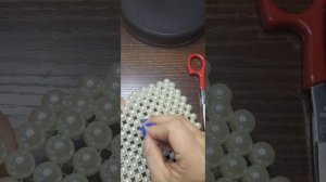 Секреты плетение сумки из бусин! Учимся прятать концы лески