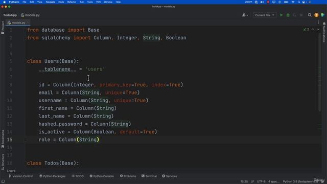 6. FastAPI Project Users Table Creation смотреть онлайн