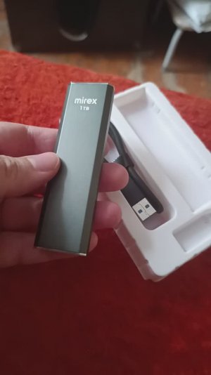 Внешний диск SSD Mirex Data Master 1 13641-S001DM1G РАСПАКОВКА