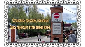 Бутовское кладбище. Посещение известных могил и поиск новых....