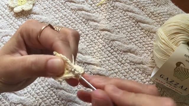 Вязаный цветок крючком смотреть онлайн