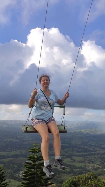 Воздушные качели на горе Редонда, Доминикана