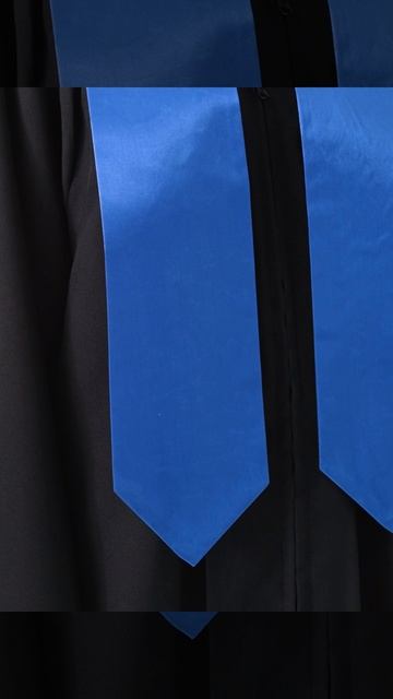 Мантия выпускника с галстуком - цвет ярко-синий
