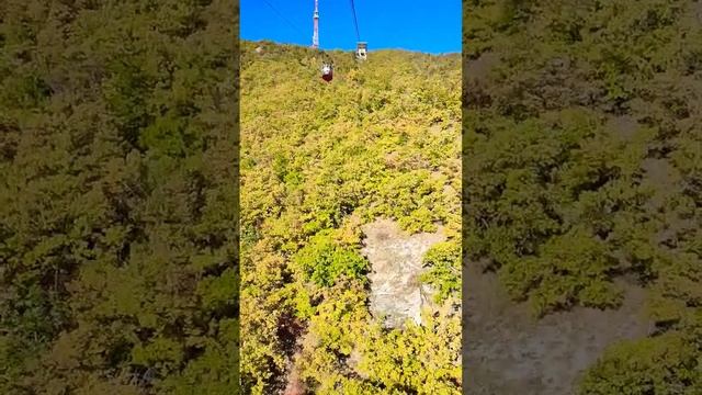 Осенний подъем в канатке на гору Машук в Пятигорске смотреть онлайн