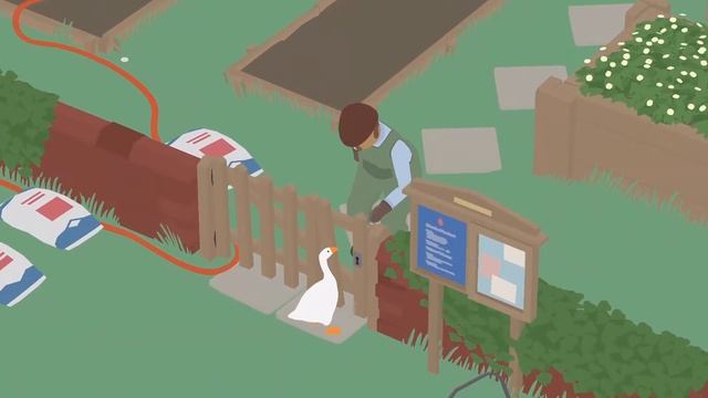 Симулятор пернатого гопника. Untitled Goose Game (Нарезка) смотреть онлайн