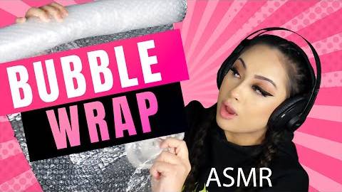 Anyastja ASMR Whisper With Bubbles, Crinkles & POPS LOUD