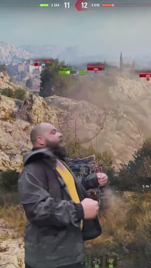 МИР ТАНКОВ FV215b 183 наводит суету #мир #миртанков #вордофтанкс