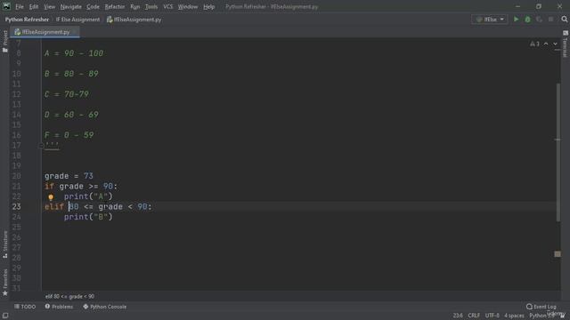 24. If Else Assignment Solution смотреть онлайн