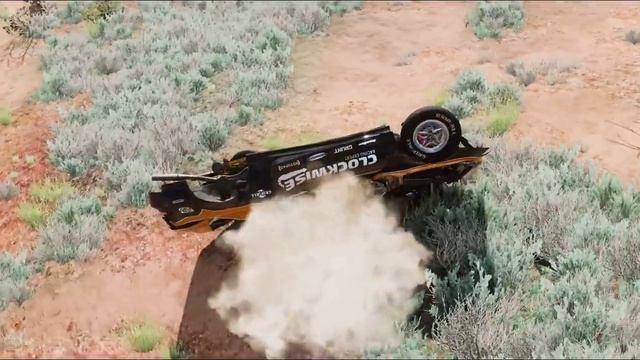 Видео Трамплины против машин - BeamNG drive смотреть онлайн