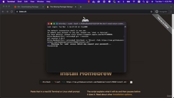 3. Git Mac Installation