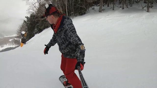 4км на сноуборде (Marunuma Kogen, Япония) смотреть онлайн