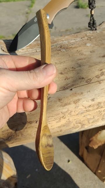 Дерев'яна ложечка. Акація. #woodworking #wood #woodspoon смотреть онлайн