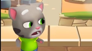 Говорящий Том бег за золотом