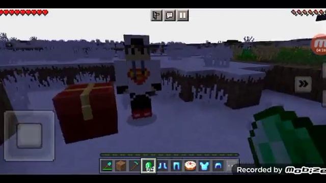 Я с подписчиком отметил новый год в майнкрафт троллин?