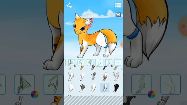 делаем рыжего небесного кота🐈🐈 смотреть онлайн