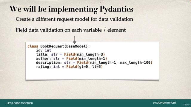5. FastAPI Project Pydantics and Data Validation Overview смотреть онлайн