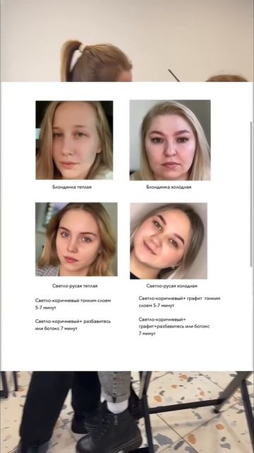 Колористика хны и краски #брови #бровист #курсыбровист смотреть онлайн