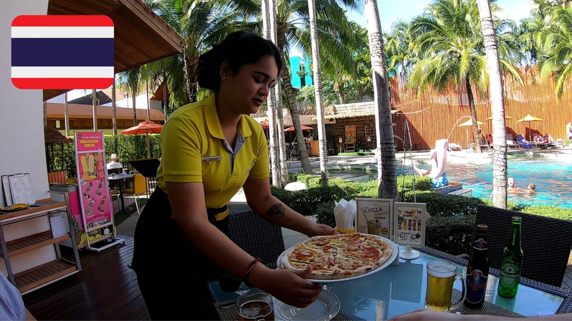 #13 Пробуем пиццу в ресторане нашего отеля The Beach Heights Resort 4*. Пхукет. Декабрь 2019 смотреть онлайн