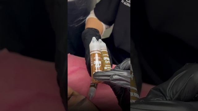 РАБОТА С ДЕФИЦИТНОЙ ЗОНОЙ НА БРОВЯХ Минеральные пигменты для бровей  OPIUM LIGHT By AS COMPANY