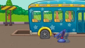 Детский автобус/Kids bus - тяжело быть водителем автобуса