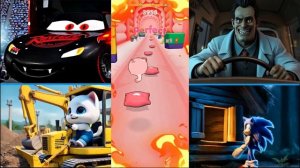 Выпускной Маккуин, Миньон  и Человек - паук  , Экскаватор и Котенок , Дом  и Соник , ВАУ