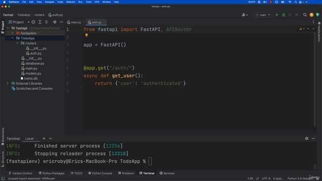 2. FastAPI Project Routers Scale Authentication File смотреть онлайн