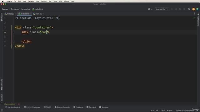 11. FastAPI Full Stack - Add Todo Page смотреть онлайн