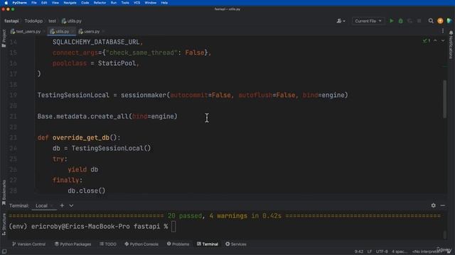 20. Pytest - FastAPI Project Test Part 7 смотреть онлайн