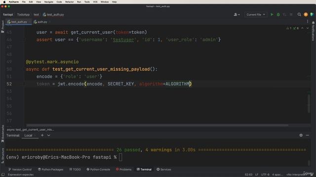 25. Pytest - FastAPI Project Test Part 12 смотреть онлайн