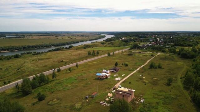 Московская область, аэросъемка участка на продажу. смотреть онлайн